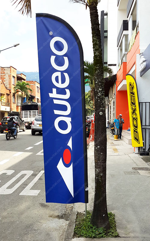 Bandera Publicitaria Vela de 3.3 mt - Imagen 3