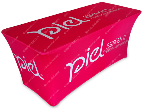 manteles spandex en lycra personalizados para mesas plegables en medellin