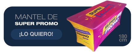 manteles spandex de promociones listos para eventos empresariales y ferias